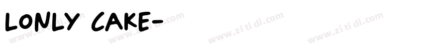 Lonly Cake字体转换